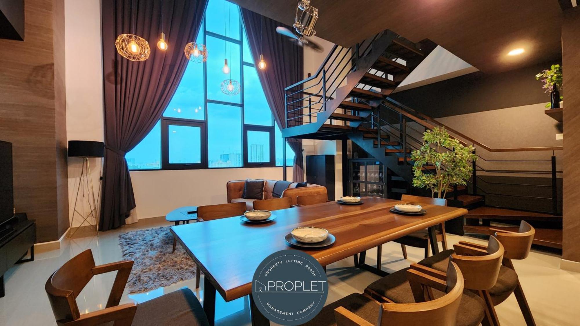 Luxury Duplex 4 Pax Netflix Wifi Selayang Kl Apartment Batu Caves